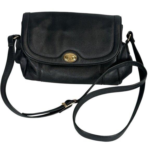 Vintage Etienne Aigner leather Crossbody bag adjustable long strap - Picture 1 of 16